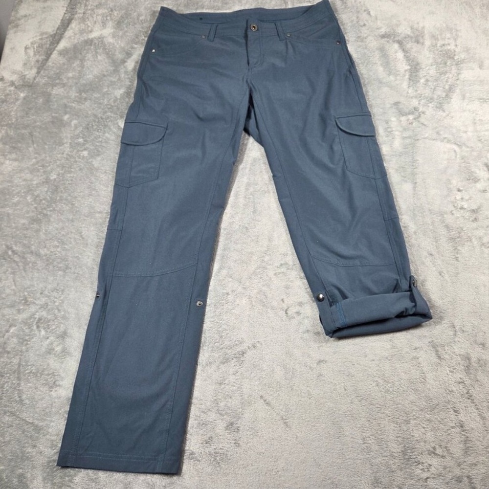Kuhl Freeflex Roll-Up Petite Blue Cargo Pants - 10P
